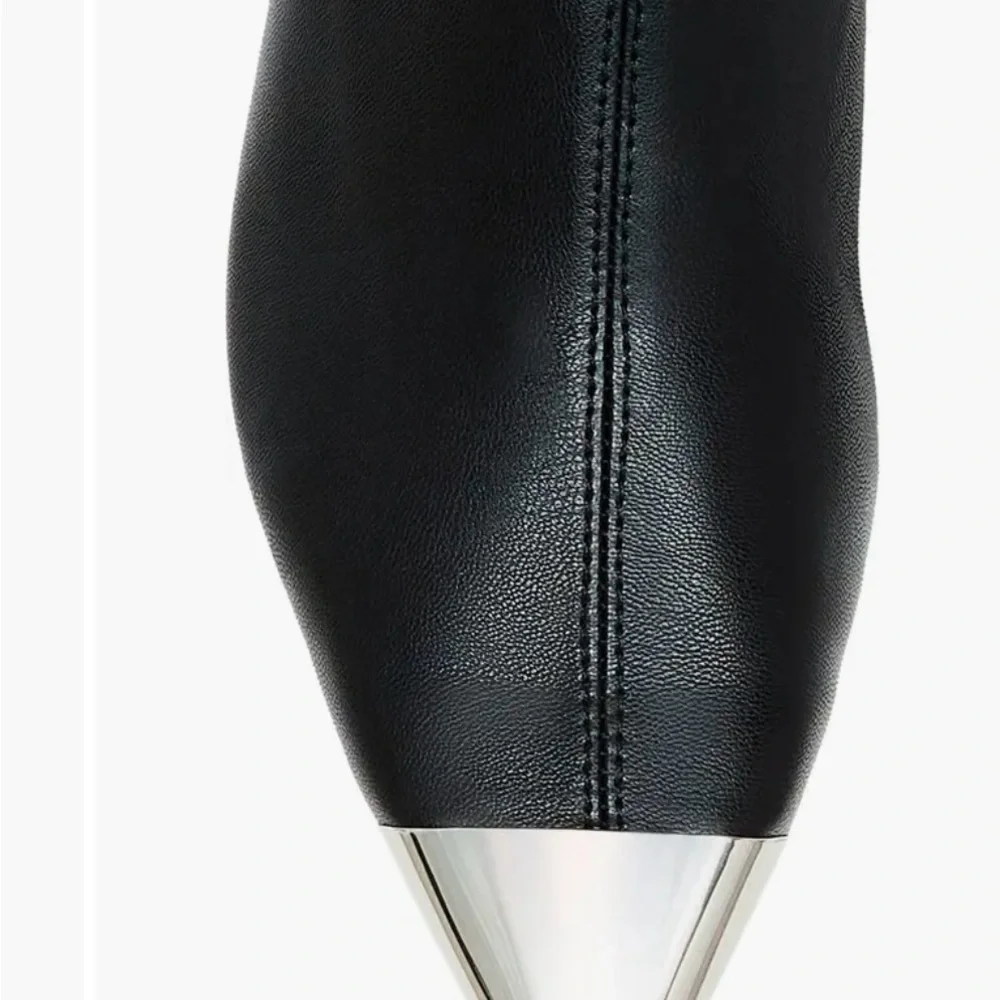 Katy Perry Collections Black Over-the-Knee Micro Heel Boots